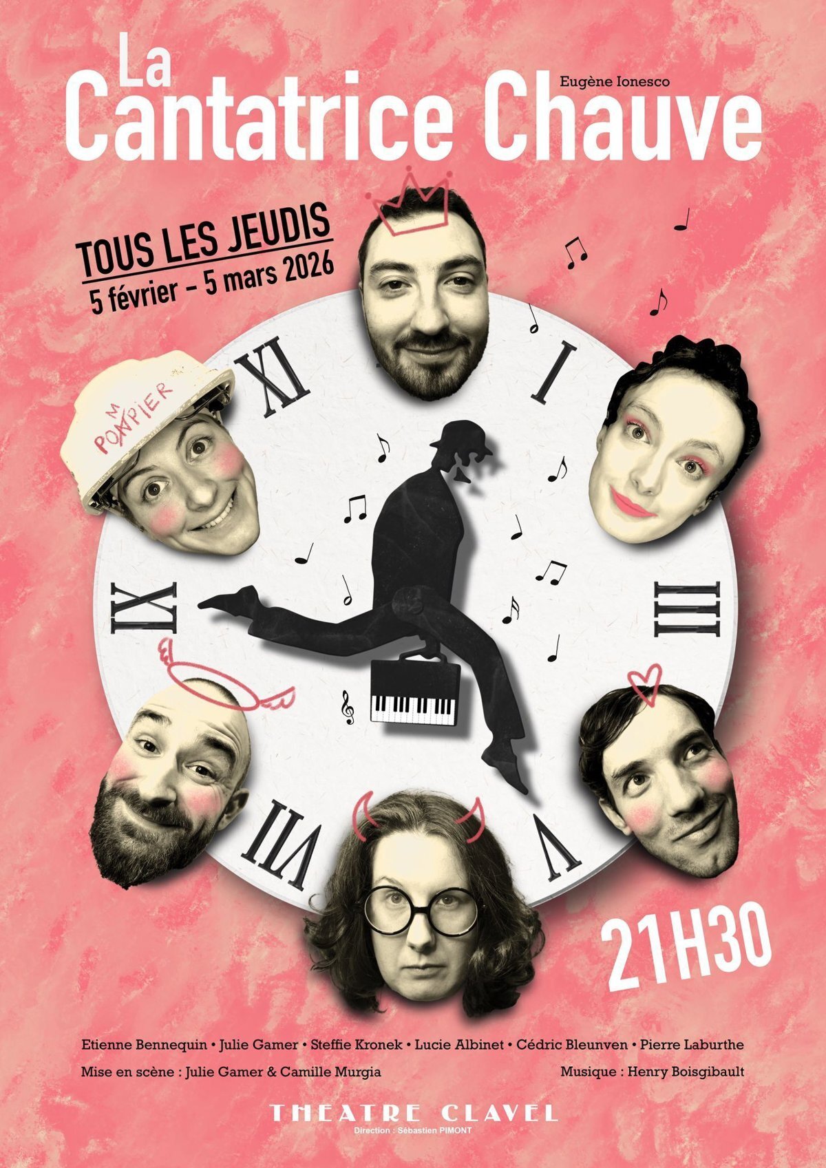 Affiche de La Cantatrice chauve